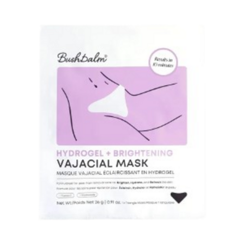 Bushbalm Brightening Hydrogel Vajacial Mask (Triangle), 1 sheet Bushbalm Brightening Hydrogel Vajacial Mask (Triangle) on white background