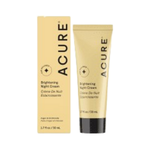 Acure Brightening Night Cream, 50ml/1.69 fl oz Acure Brightening Night Cream on white background