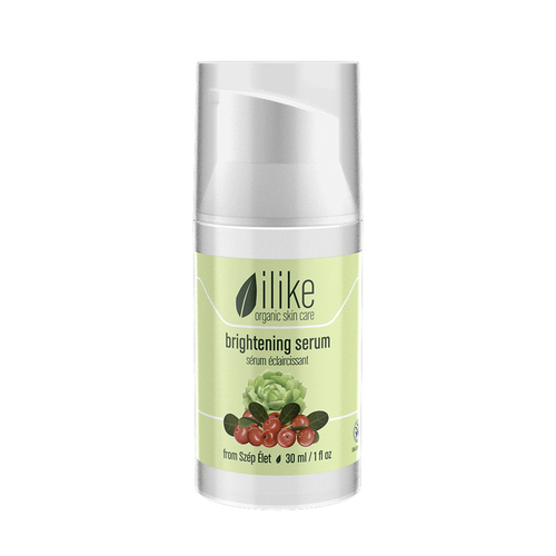 ilike Organics Brightening Serum on white background