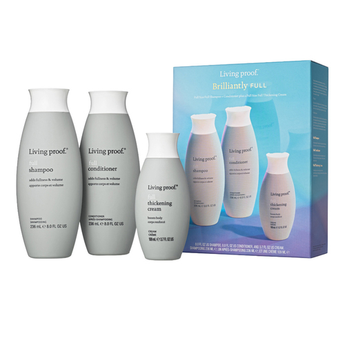 Living Proof Brilliantly Full Gift Set Trio, 1 set Living Proof Brilliantly Full Gift Set Trio on white background