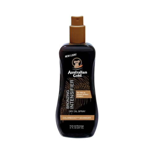 Australian Gold Bronzing Dry Oil Intensifier Spray, 237ml/8.01 fl oz Australian Gold Bronzing Dry Oil Intensifier Spray on white background