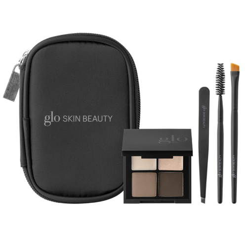 Glo Skin Beauty Brow Collection - Taupe, 1 sets Glo Skin Beauty Brow Collection - Brown on white background