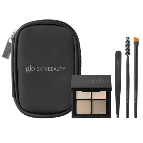 Glo Skin Beauty Brow Collection - Taupe, 1 sets Glo Skin Beauty Brow Collection - Brown on white background