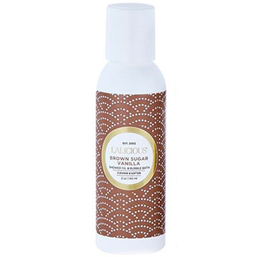 LaLicious Brown Sugar Vanilla - Shower Oil and Bubble Bath, 59ml/2 fl oz