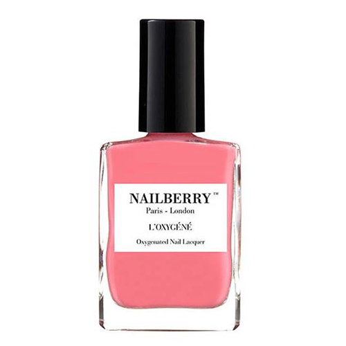 Nailberry Minty Fresh, 15ml/0.5 fl oz Nailberry Peony Blush on white background