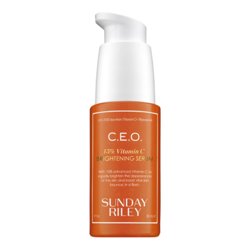 Sunday Riley C.E.O. 15% Vitamin C Brightening Serum, 30ml/1 fl oz Sunday Riley C.E.O. 15% Vitamin C Brightening Serum on white background