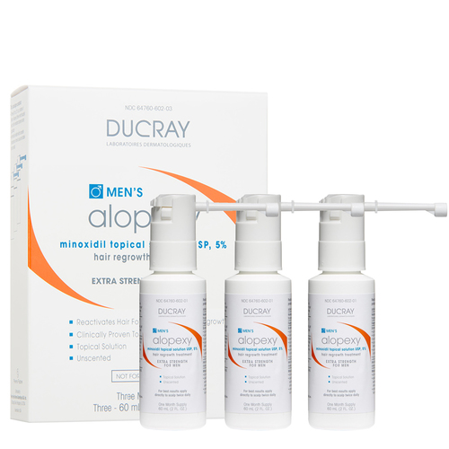 Ducray Hair Regrowth Treatment MTS 5% (For Men), 3 x 60ml/2 fl oz