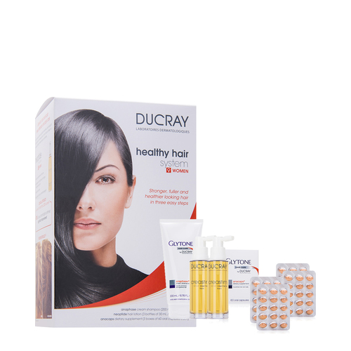 Ducray Healthy Hair System for WOMEN on white background