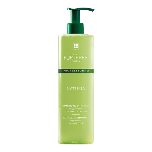 Rene Furterer Professional Naturia Extra Gentle Frequent Use Shampoo, 600ml/20.3 fl oz Rene Furterer Naturia Extra Gentle Balancing Shampoo on white background