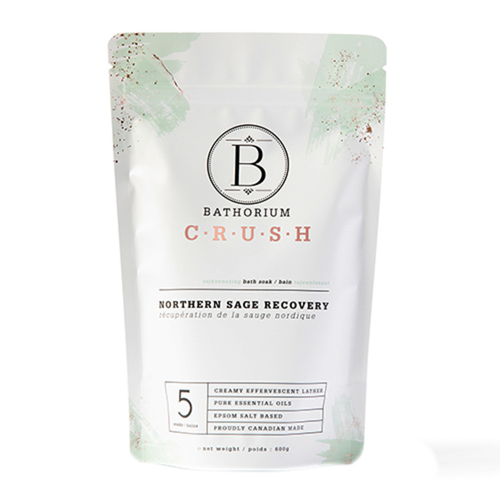 Bathorium Crush Northern Sage Recovery, 120g/4.2 oz Bathorium Crush Northern Sage Recovery on white background