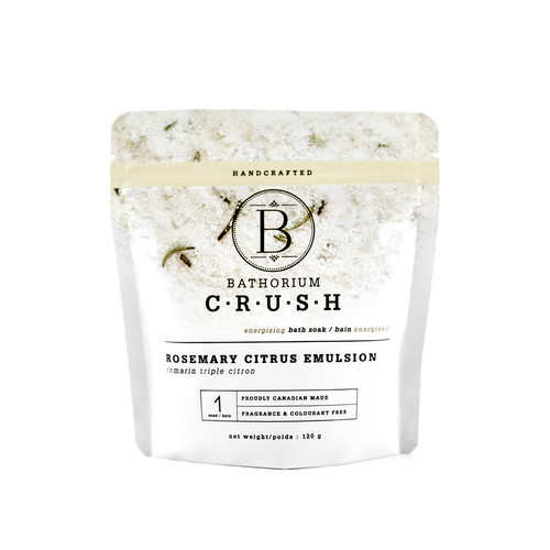 Bathorium CRUSH Rosemary Citrus Emulsion, 600g/21.2 oz Bathorium CRUSH Rosemary Citrus Emulsion on white background