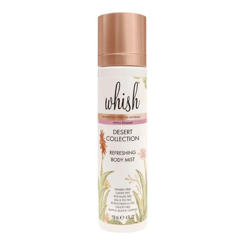 Whish Cactus Blossom Refreshing Body Mist, 118ml/4 fl oz Whish Cactus Blossom Refreshing Body Mist on white background