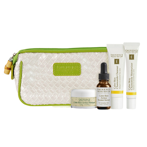 Eminence Organics Calm Skin Starter Set on white background