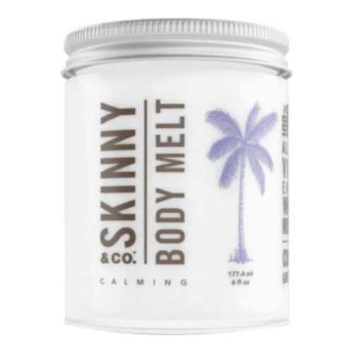 Skinny & Co. Clarifying Marula Argan Body Melt, 177ml/6 fl oz Skinny & Co. Calming Lavender Almond Body Melt on white background