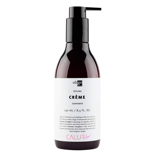 Oligo Professionel Calura Care and Styling Styling Creme, 250ml/8.5 fl oz Oligo Professionel Calura Care and Styling Styling Creme on white background