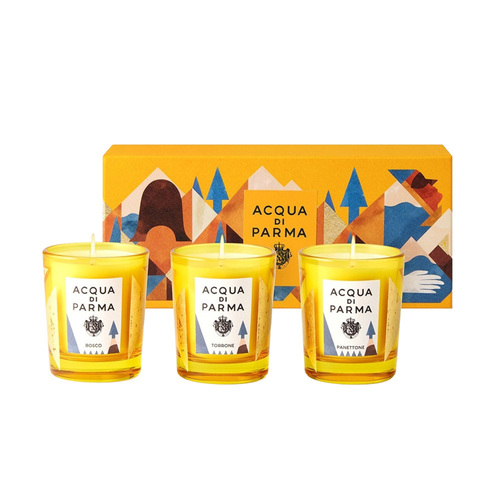 Acqua Di Parma Candle Gift Set Trio, 1 set Acqua Di Parma Candle Gift Set Trio on white background