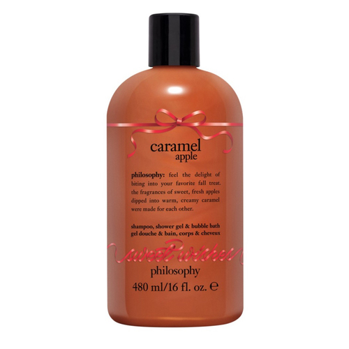 Philosophy Caramel Apple Shower Gel on white background