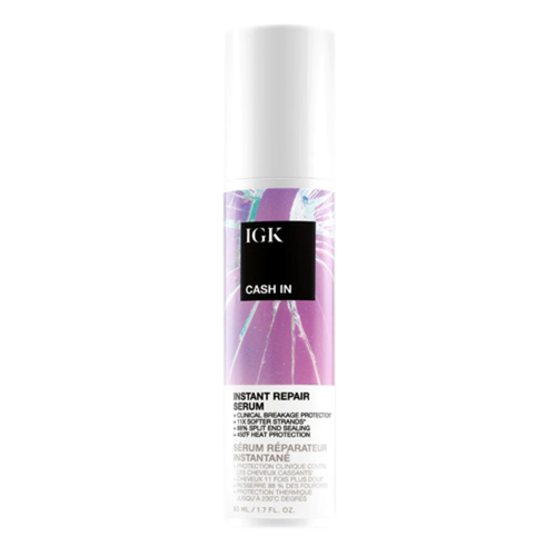 IGK Hair Cash In Instant Repair Serum on white background