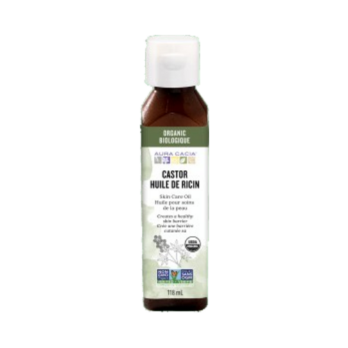 Aura Cacia Castor Oil - Organic on white background