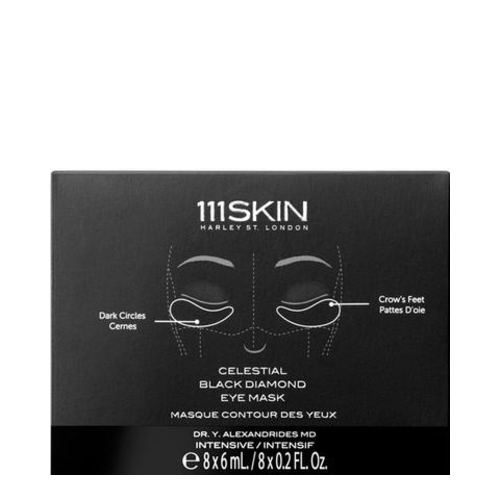 111SKIN Celestial Black Diamond Eye Mask on white background