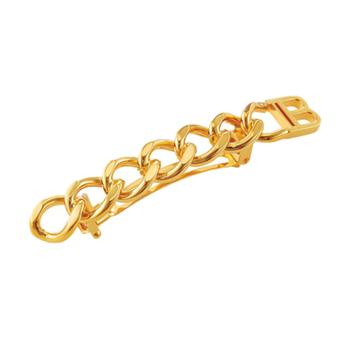 BALMAIN Paris Hair Couture Chain Barrette (Limited Edition), 1 piece BALMAIN Paris Hair Couture Chain Barrette (Limited Edition) on white background