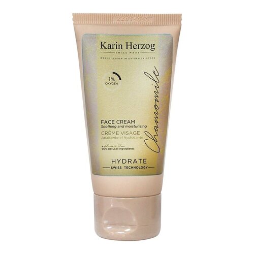 Karin Herzog Chamomile Face Cream Oxygen 1%, 35ml/1.18 fl oz Karin Herzog Chamomile Face Cream Oxygen 1% on white background