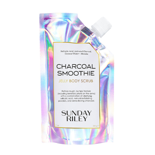 Sunday Riley Charcoal Smoothie Jelly Body Scrub, 200g/7 oz Sunday Riley Charcoal Smoothie Jelly Body Scrub on white background