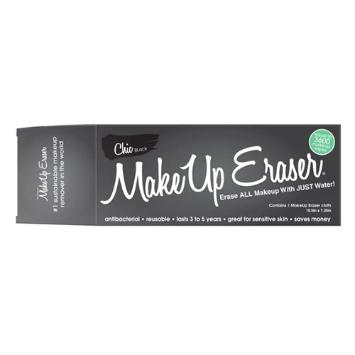 The Original Makeup Eraser Chic Black, 1 piece The Original Makeup Eraser Fresh Turquoise on white background