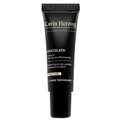 Karin Herzog Chocolate Lip Balm, 10ml/0.3 fl oz Karin Herzog Chocolate Lip Balm on white background