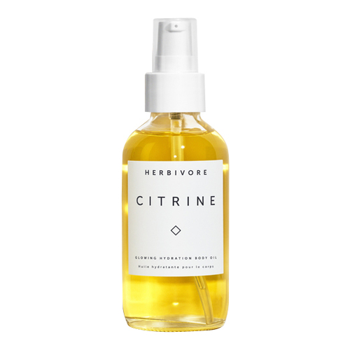 Herbivore Botanicals Citrine Body Oil, 60ml/2 fl oz Herbivore Botanicals Citrine Body Oil on white background