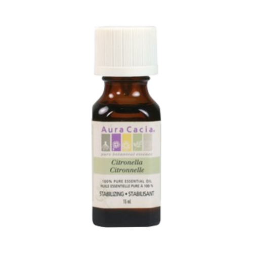 Aura Cacia Citronella on white background