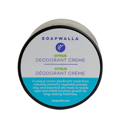Soapwalla Citrus Deodorant Cream - Travel Size on white background