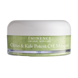 Citrus and Kale Potent C + E Masque on white background