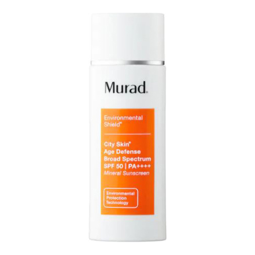 Murad City Skin Age Defense Broad Spectrum SPF 50 PA++++ on white background