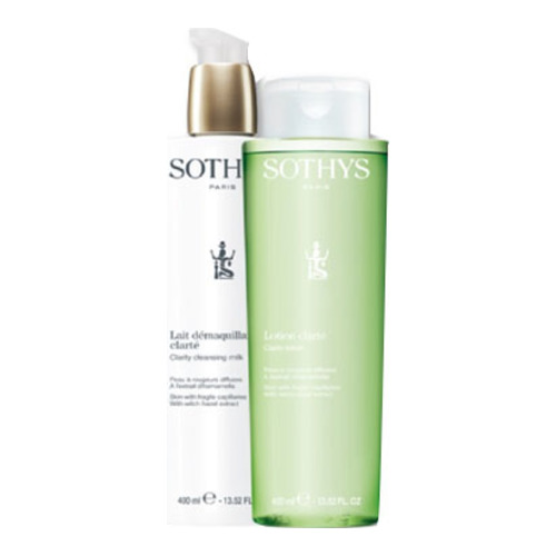 Sothys Clarity Milk and Lotion Duo, 2 x 400ml/13.5 fl oz Sothys Clarity Milk and Lotion Duo on white background