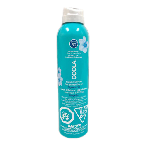 Coola Classic Body Organic Sunscreen Spray SPF 50 - Fragrance Free, 177ml/6 fl oz