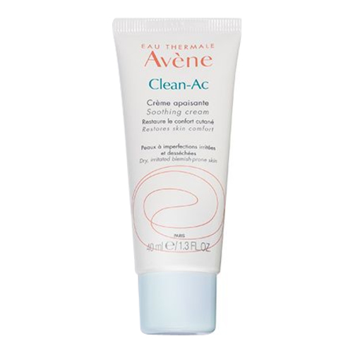 Avene Clean-Ac Soothing Cream on white background