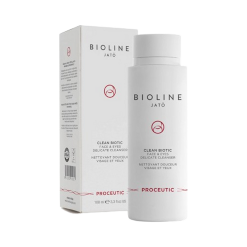 Bioline Clean Biotic Face and Eyes Delicate Cleanser, 100ml/3.38 fl oz Bioline Clean Biotic Face and Eyes Delicate Cleanser on white background