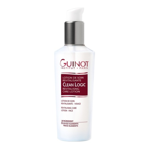 Guinot Clean Logic Revitalizing Care Lotion on white background