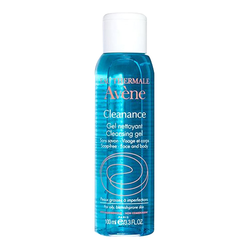 Avene Cleanance Gel Cleanser on white background