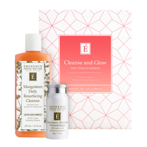 Eminence Organics Cleanse and Glow Gift Set, 1 set Eminence Organics Cleanse and Glow Gift Set on white background