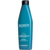 Redken Clear Moisture Shampoo on white background