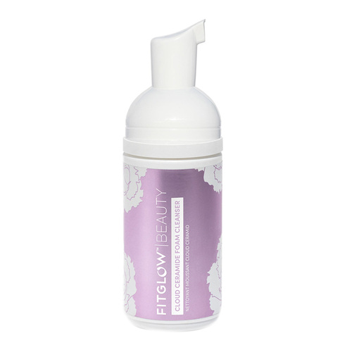 FitGlow Beauty Cloud Ceramide Foam Cleanser on white background
