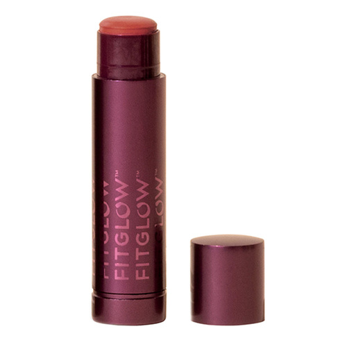 FitGlow Beauty Cloud Collagen Lipstick Balm Alina - Soft Matte Coral on white background