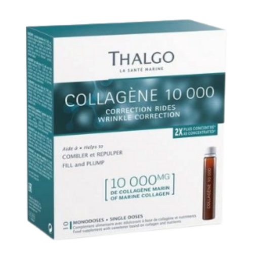 Thalgo Collagen 10,000, 10 x 25ml/0.85 fl oz Thalgo Collagen 10,000 on white background