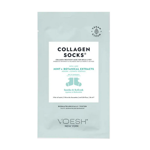 Voesh Collagen Socks Mint (1 Pair), 1 set Voesh Collagen Socks Mint (1 Pair) on white background