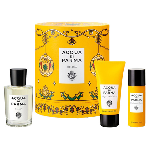 Acqua Di Parma Colonia Eau De Cologne Gift Set Trio, 1 set Acqua Di Parma Colonia Eau De Cologne Gift Set Trio on white background