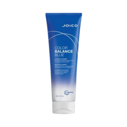 Color Balance Blue Conditioner on white background