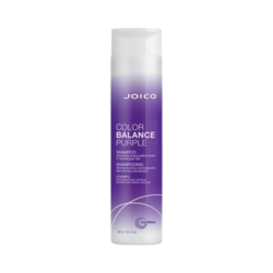 Color Balance Purple Shampoo on white background