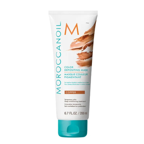 Moroccanoil Color Depositing Mask - Platinum, 200ml/6.7 fl oz Moroccanoil Color Depositing Mask - Bordeaux on white background